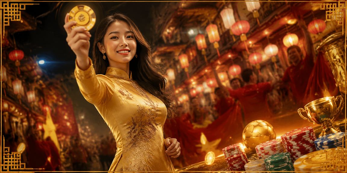 Người dùng Việt Nam theo dõi tỷ lệ kèo bóng đá trực tuyến trên màn hình neon